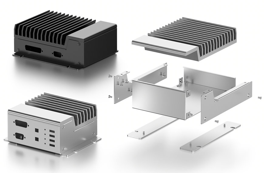 FISCHER ELECTRONIC: NEW SHELL CASE WITH SGK HEATSINK, HEAT DISSIPATION CASES OR COOLING FIN ENCLOSURES